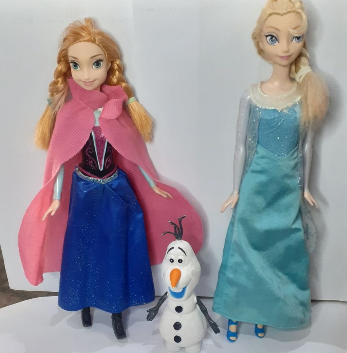 Pelucia Elza Boneca Frozen Anna Olaf Disney Princesa 50 Cm