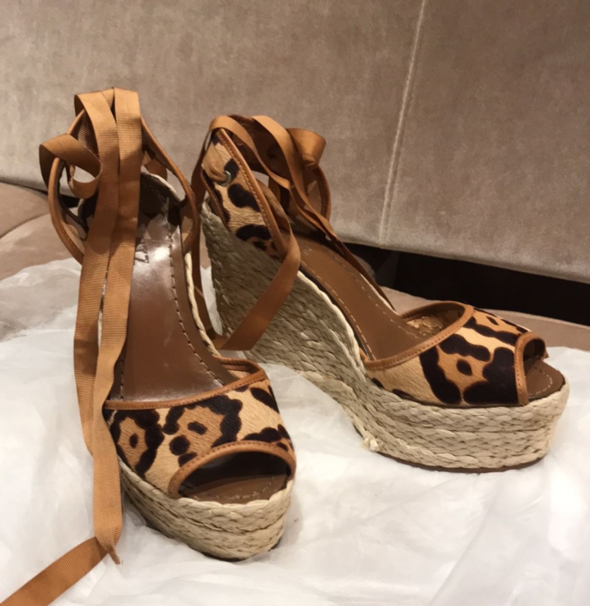 anabela animal print