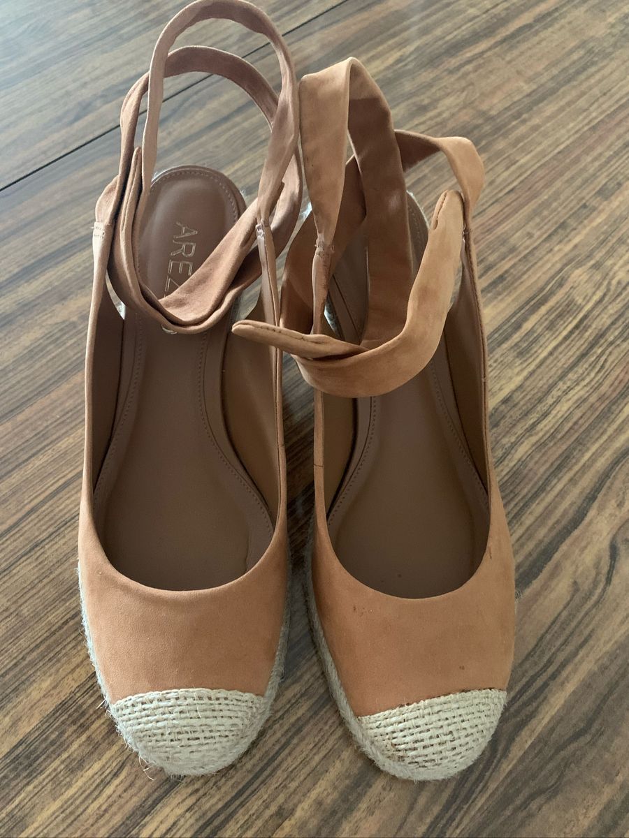 sandalia salto de corda arezzo