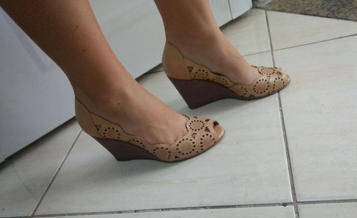 sandalias anabela sonho dos pes