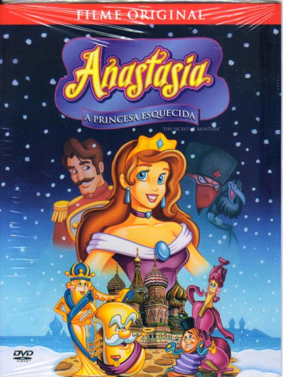 Anastasia a Princesa Esquecida Dvd Light Animação Original Lacrado Dublado  | Novodisc Digital Amazonia - 1997 Nunca Usado 84419800 | enjoei