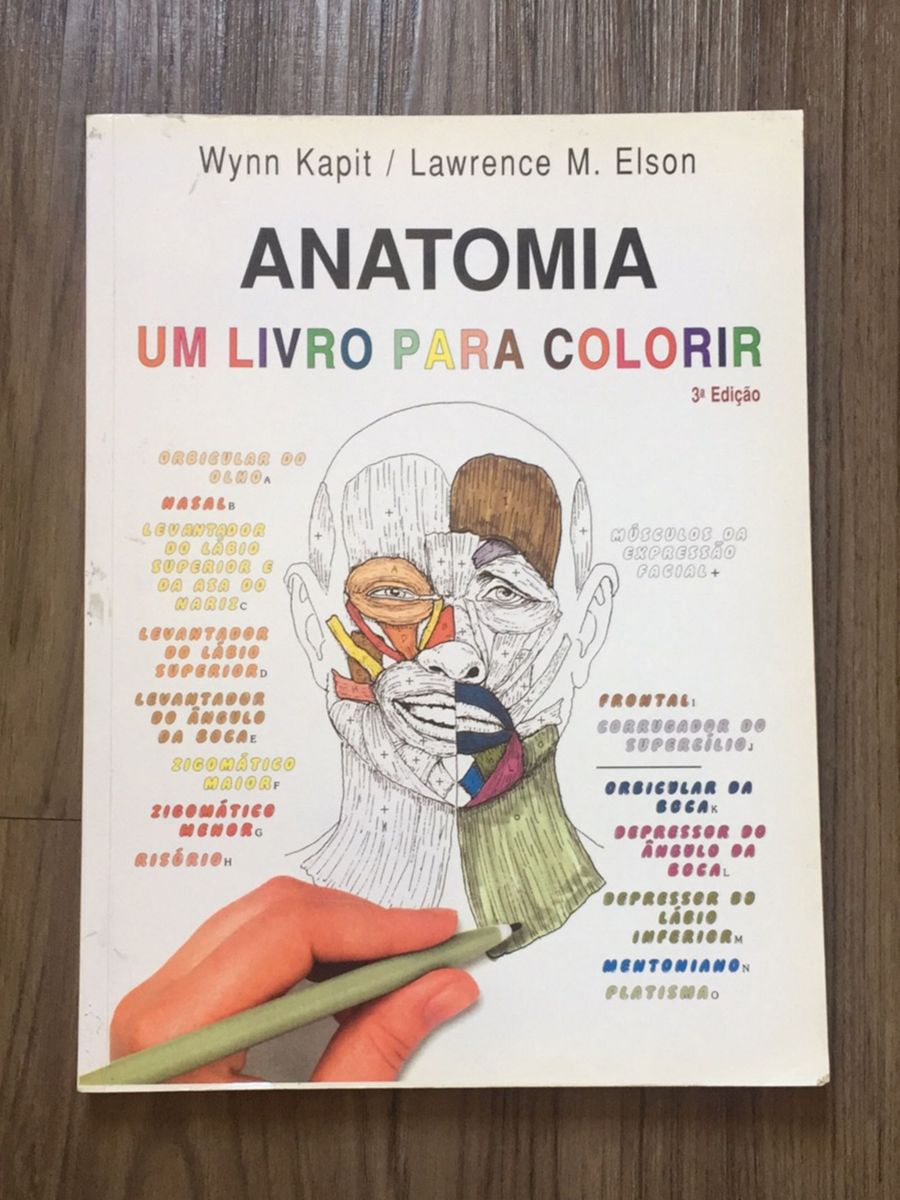 Anatomia Livro Para Colorir Livro Roca Usado 28131753 Enjoei 8569