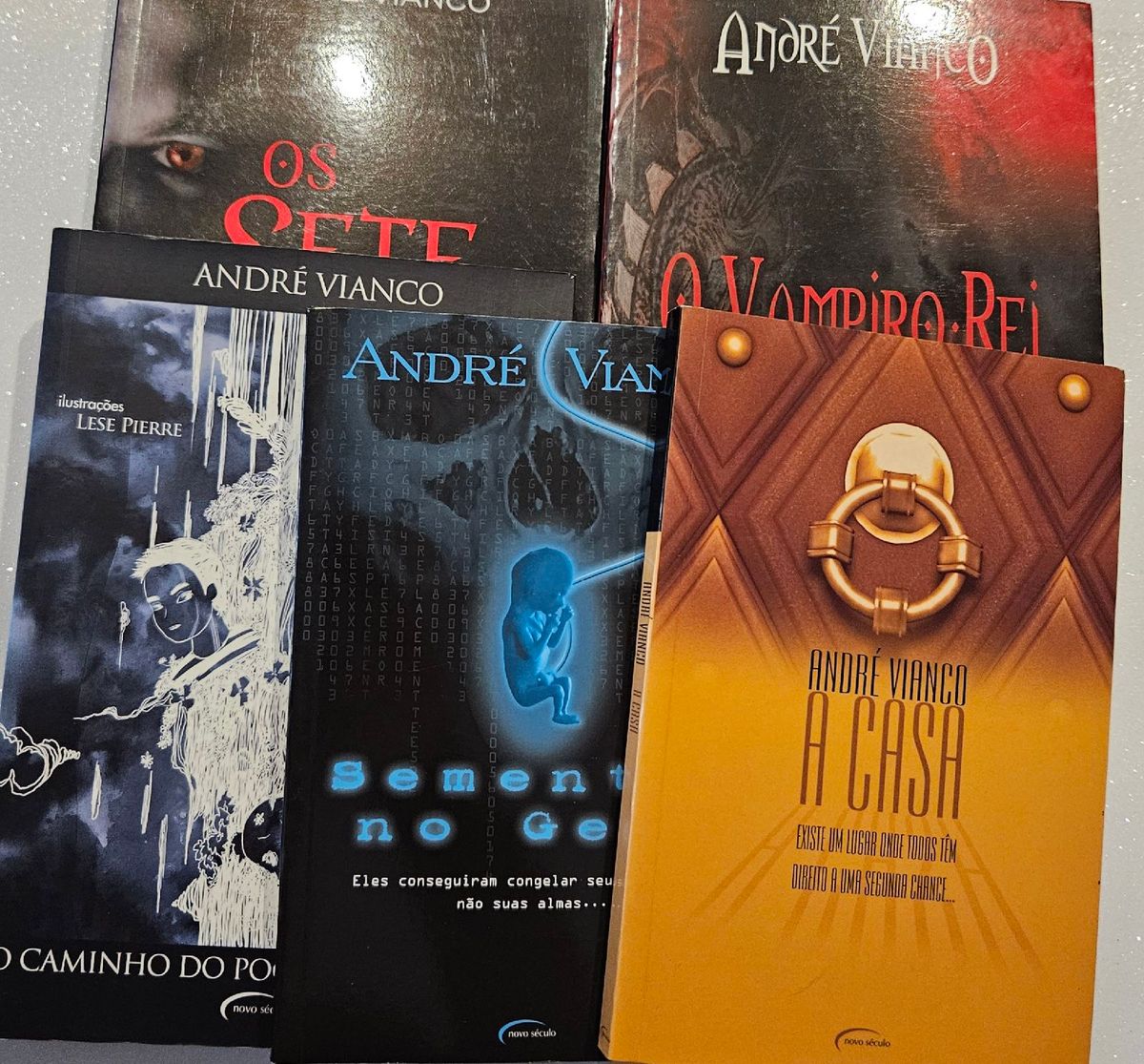 André Vianco: Os Sete, O Vampiro Rei Vol. 1, a Casa, Sementes No Gelo e ...