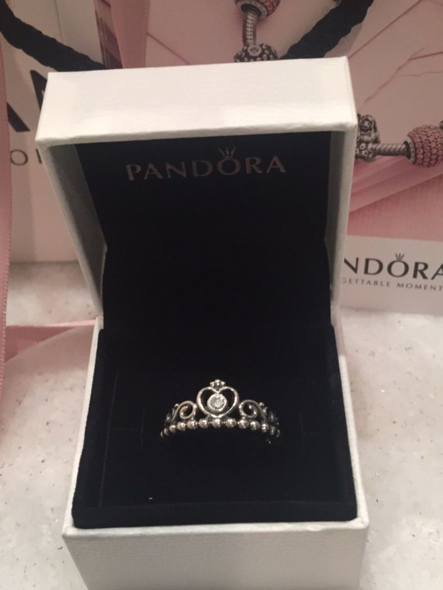 Anel Pandora Original Novo Tiara de Princesa Jóia Feminina Pandora