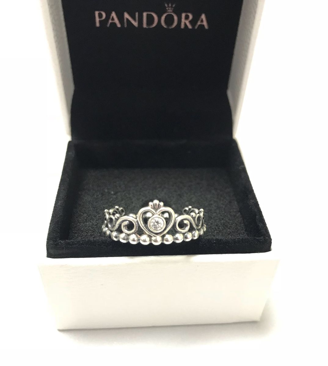 Anel Pandora Original Tiara de Princesa Jóia Feminina Pandora Usado