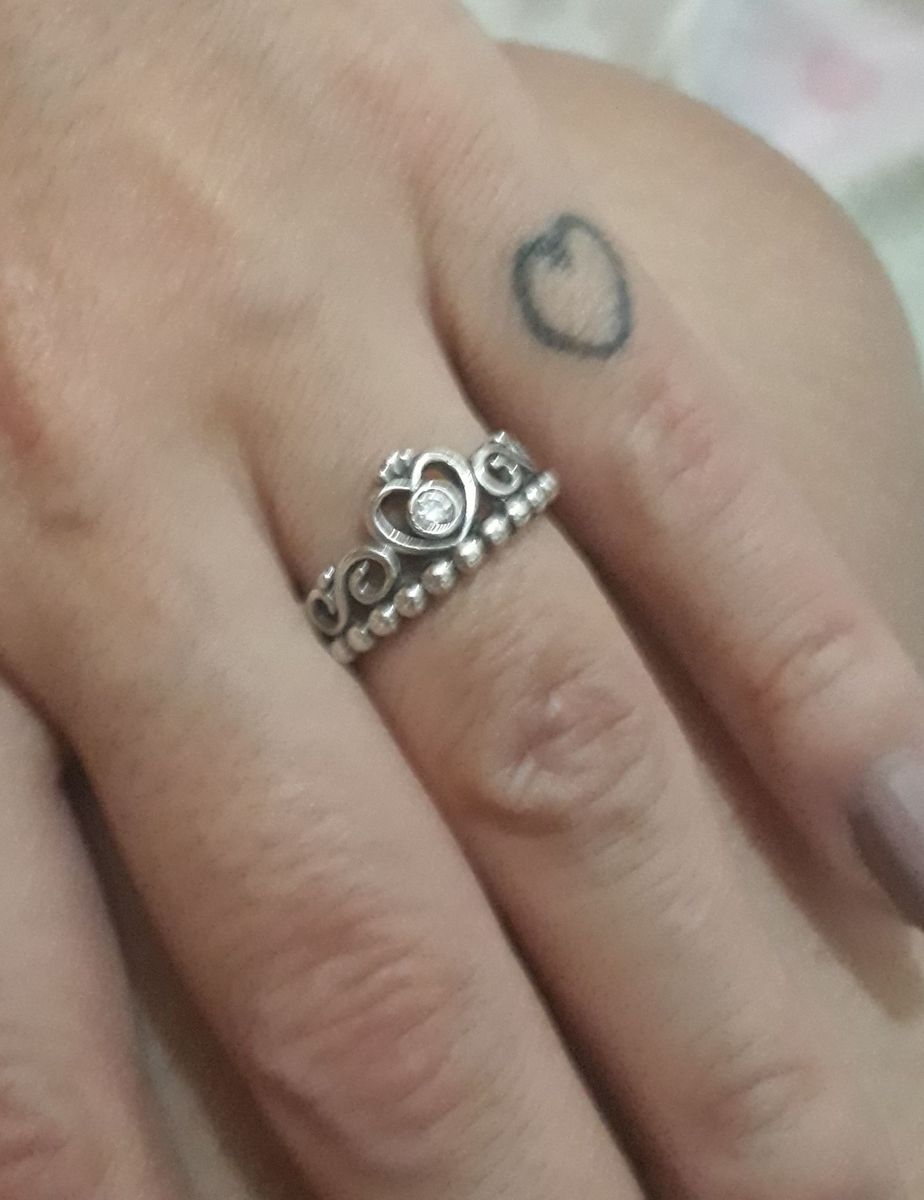 Anel Tiara de Princesa Jóia Feminina Pandora Usado 31172965 enjoei