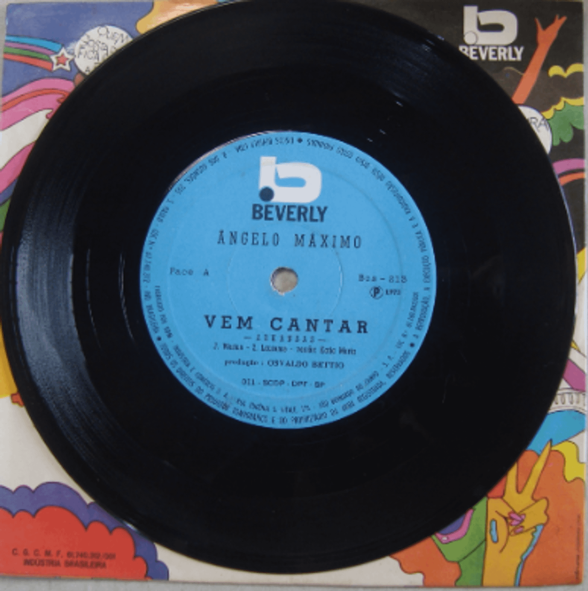 Angelo Maximo - Você Me Faz Feliz + Vem Cantar Compacto Vinil Simples ...