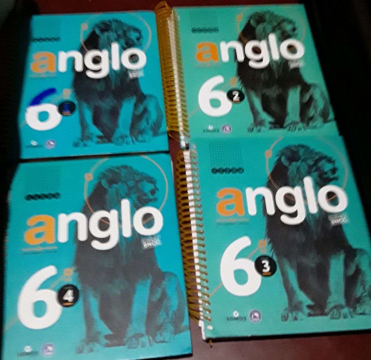 Anglo Caderno 6o Ano 1,2,3,4 - 2021 - 04 Volumes | Livro Anglo Usado ...