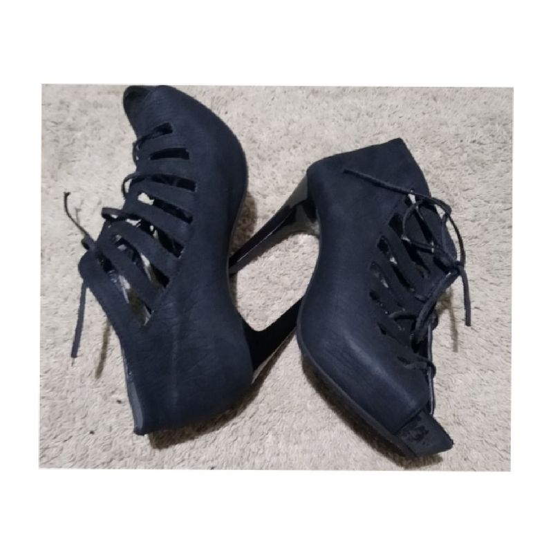 Ankle boot best sale de amarrar