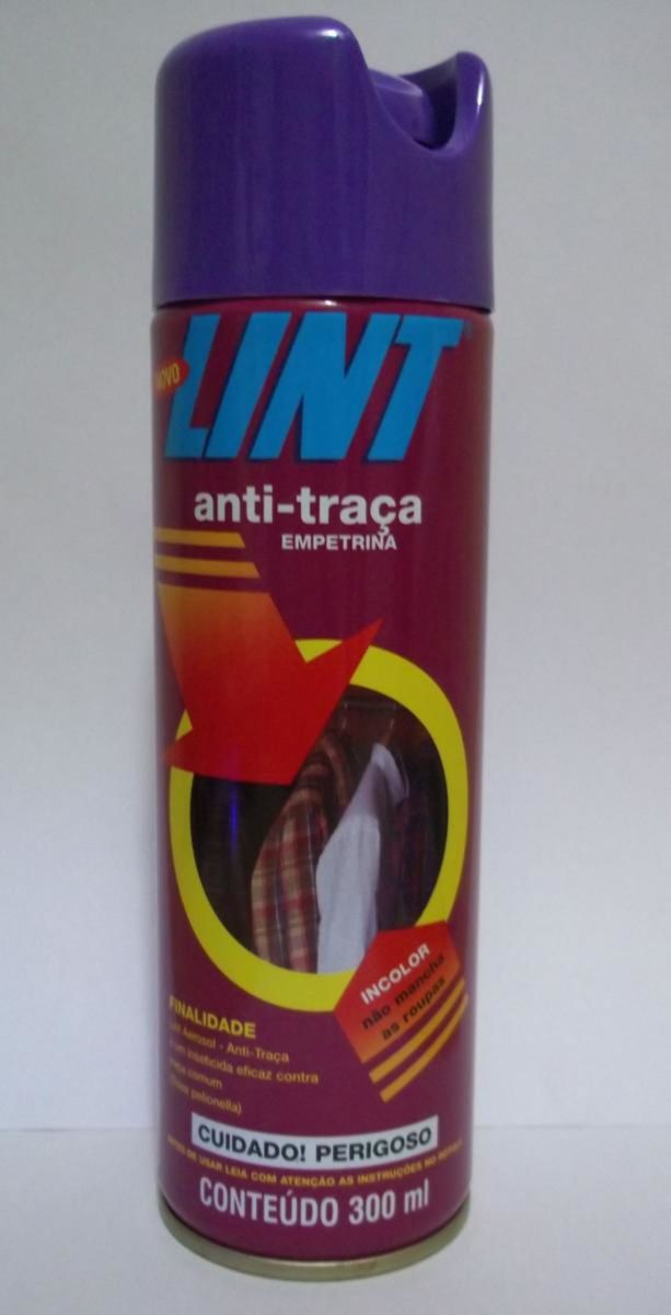 Anti Traça Lint Spray Veneno para Traça Traca Como Acabar com As