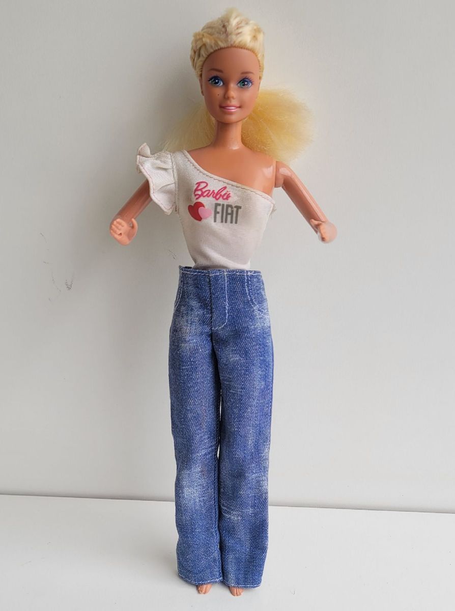 Roupa Original Barbie Moda Em Dobro - Estrela - Antiga -1988 - R