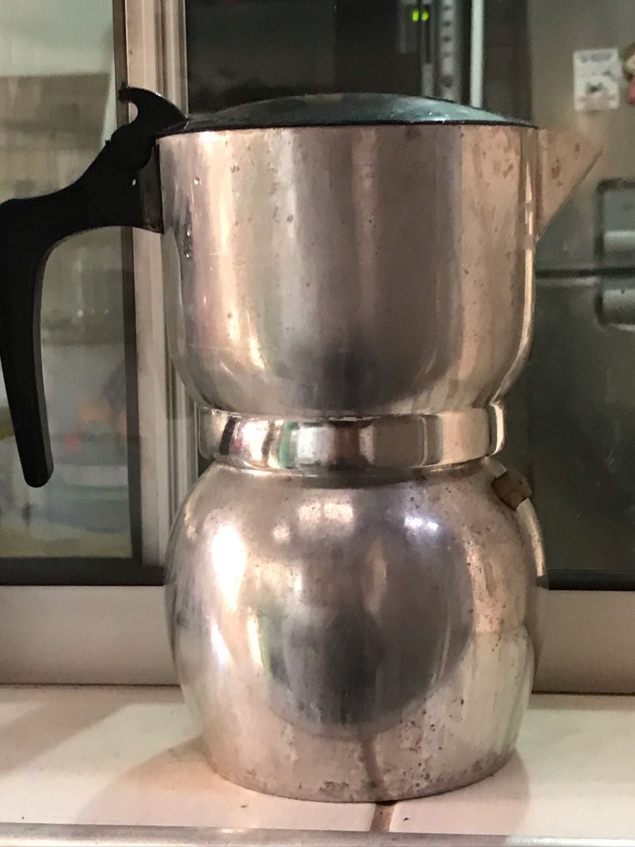Antiga e Rara Cafeteira Italiana a Vapor | Móvel de Antiquário Bender ...