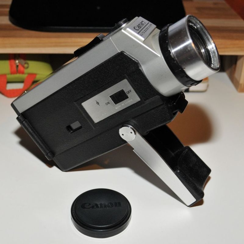 Antiga Filmadora Canon 8mm Auto Zoom 318m | Máquina Fotográfica