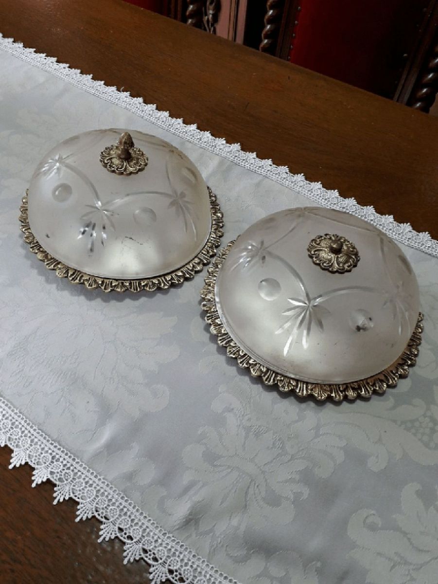 Antigas Luminárias em Bronze! Móvel p/ Iluminação Bronze Usado