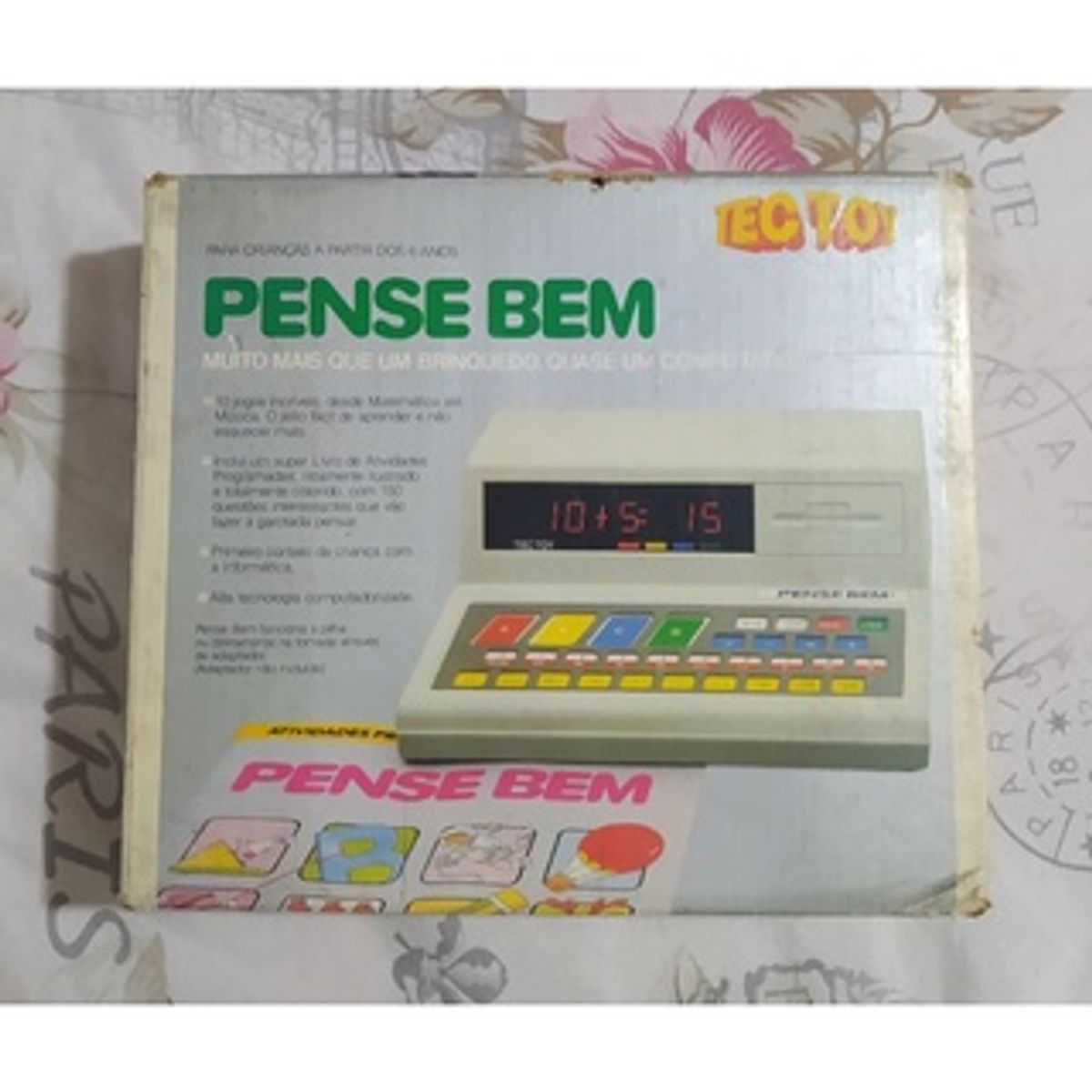 Antigo Brinquedo Pense Bem da Tectoy Produto Vintage e Retro Tectoy