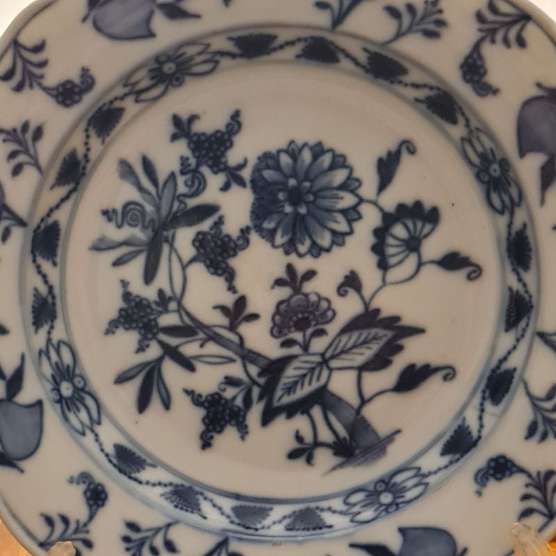 食器 Meissen, antique Antigo Prato Meissen Cebolinha | Antique Usado 74623899 | enjoei