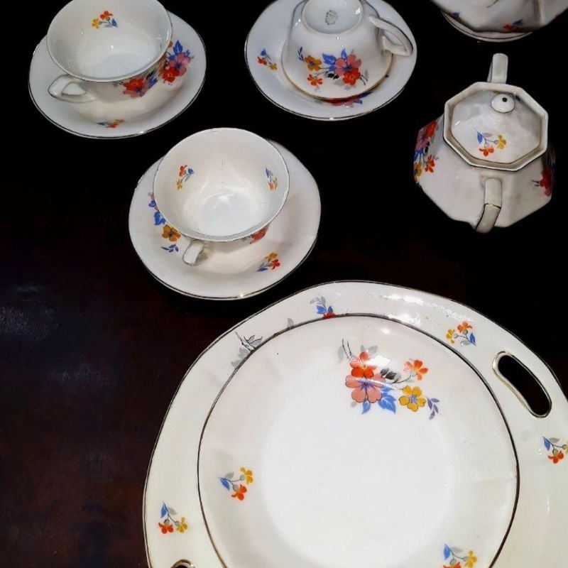 Porcelana Mauá - Jogo de Chá Antigo Completo (bem Conservado) | Móvel de  Antiquário Porcelana Mauá Usado 77429611 | enjoei