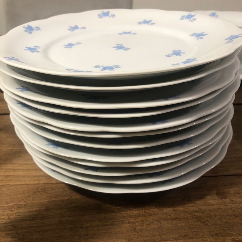 Aparelho de Jantar Porcelana Renner – 54 Peças - Garage Sale Online