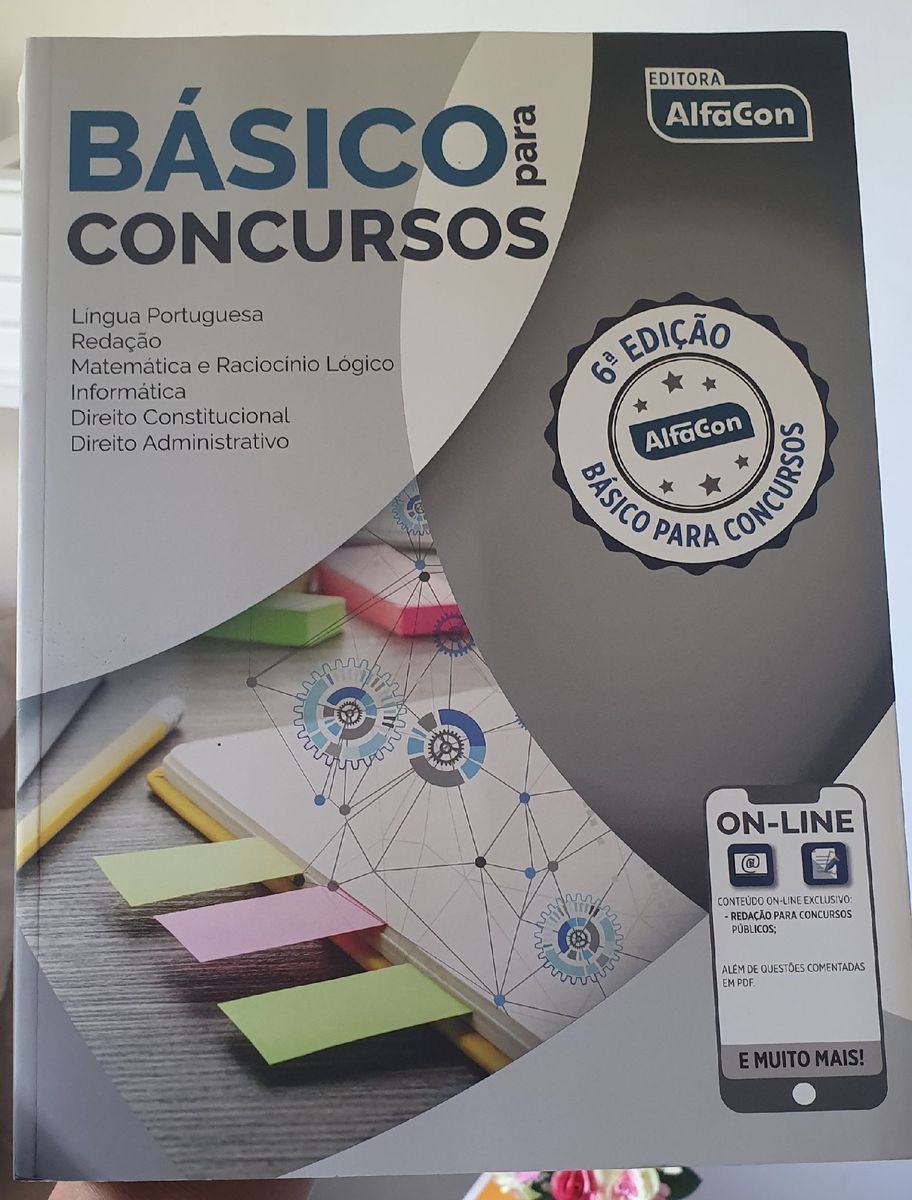 Apostila Básico Para Concursos | Livro Alfacon Usado 45706511 | Enjoei