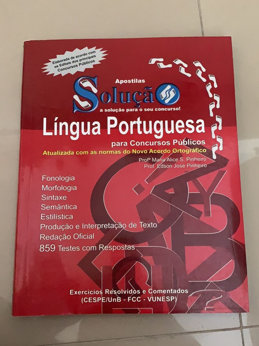 LÍNGUA PORTUGUESA - Apostilas Opção