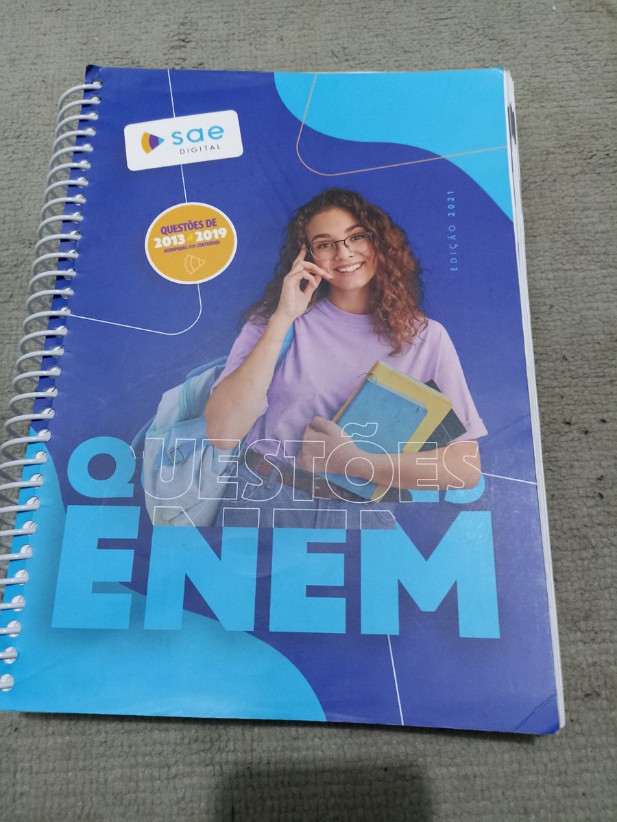 Apostila De Questões Do Enem Livro Sae Digital Usado 80224875 Enjoei 7410