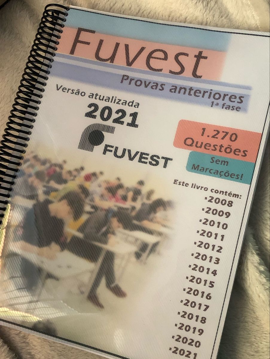 Apostila De Questões Fuvest 1ª Fase 2008 A 2021 + Gabaritos | Livro ...