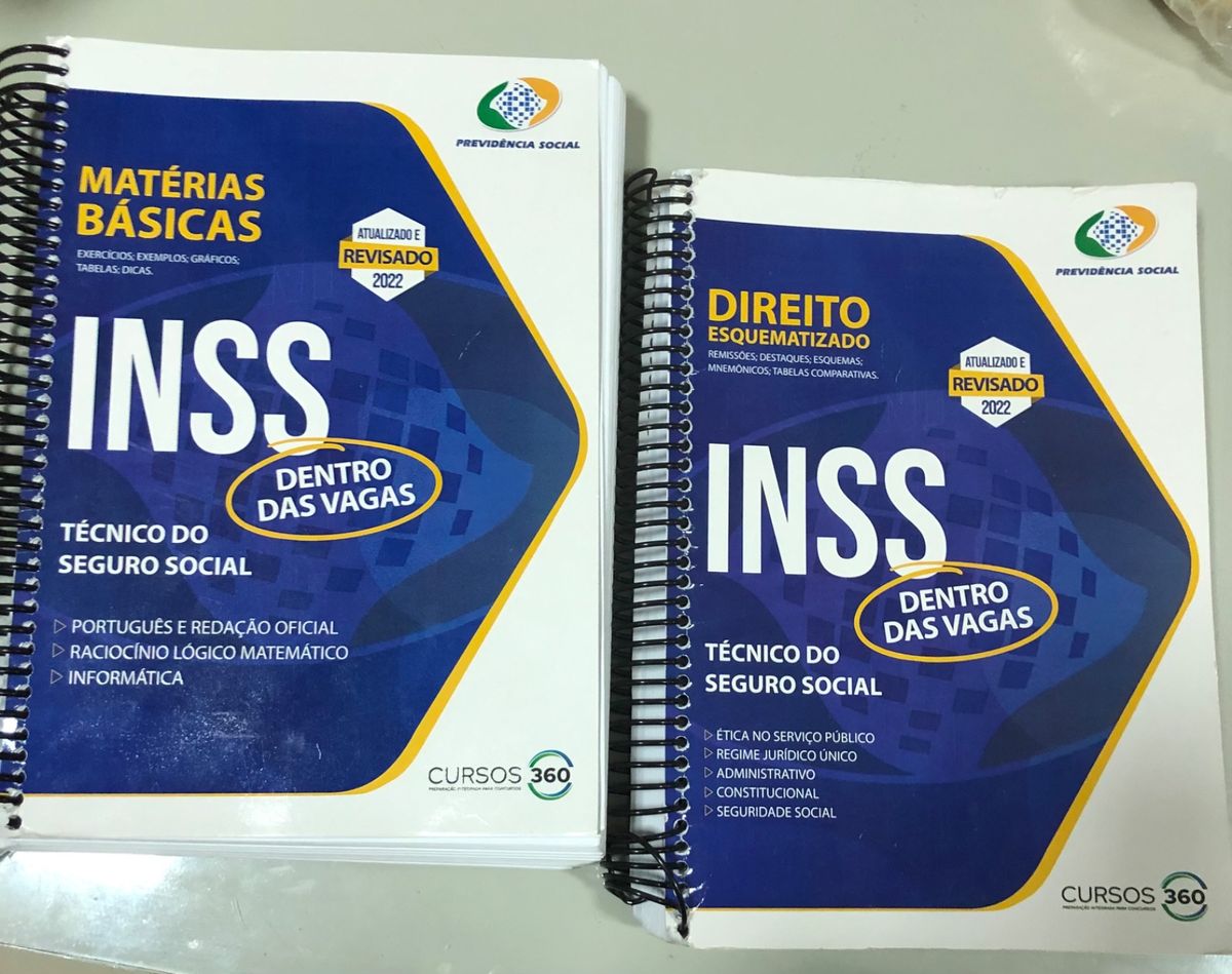 Apostila Inss 2022 | Livro Mateus Andrade Usado 77718647 | Enjoei