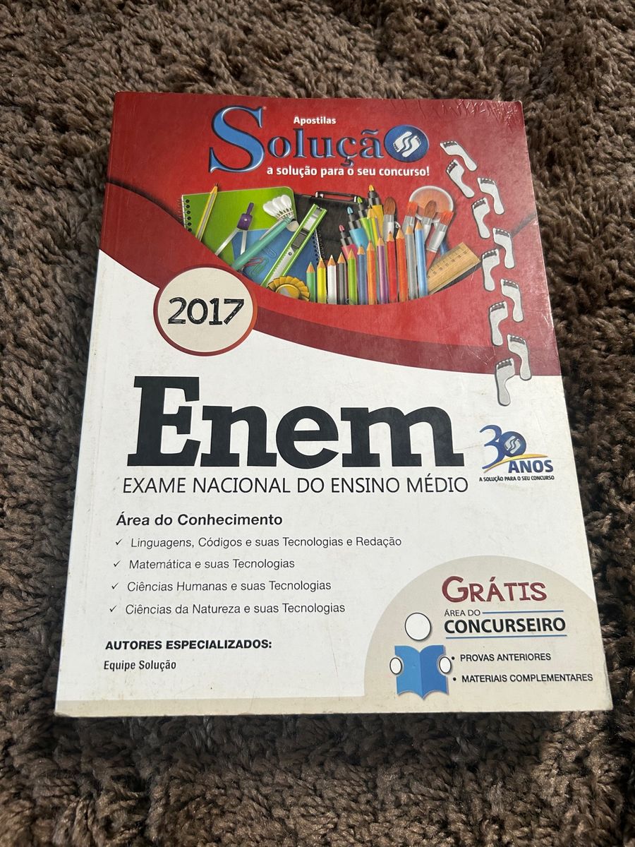 Apostila Solução para O Enem | Livro Editora Solução Usado 91987291 ...