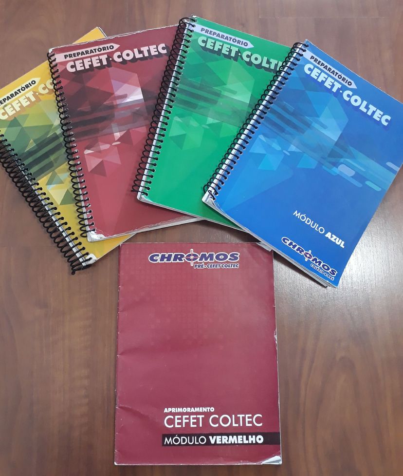 Apostilas Chromos Preparatório Cefet/coltec | Livro Chromos Usado ...