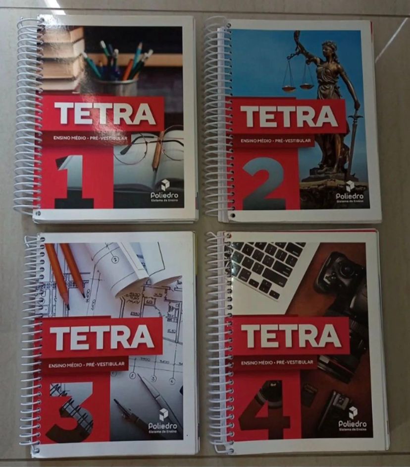 Apostilas Poliedro Tetra 2025 - Completa | Livro Poliedro Usado ...