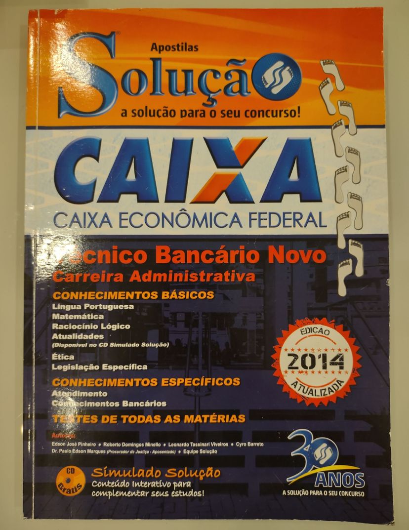 Apostilas Solu O Caixa Econ Mica Federal Livro Apostila De Concurso Usado Enjoei