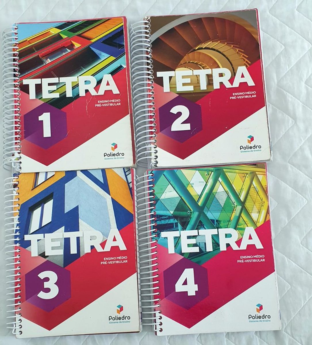 Apostilas Tetra - Poliedro (módulos 1,2,3 e 4 (2024)) - Preparatório ...