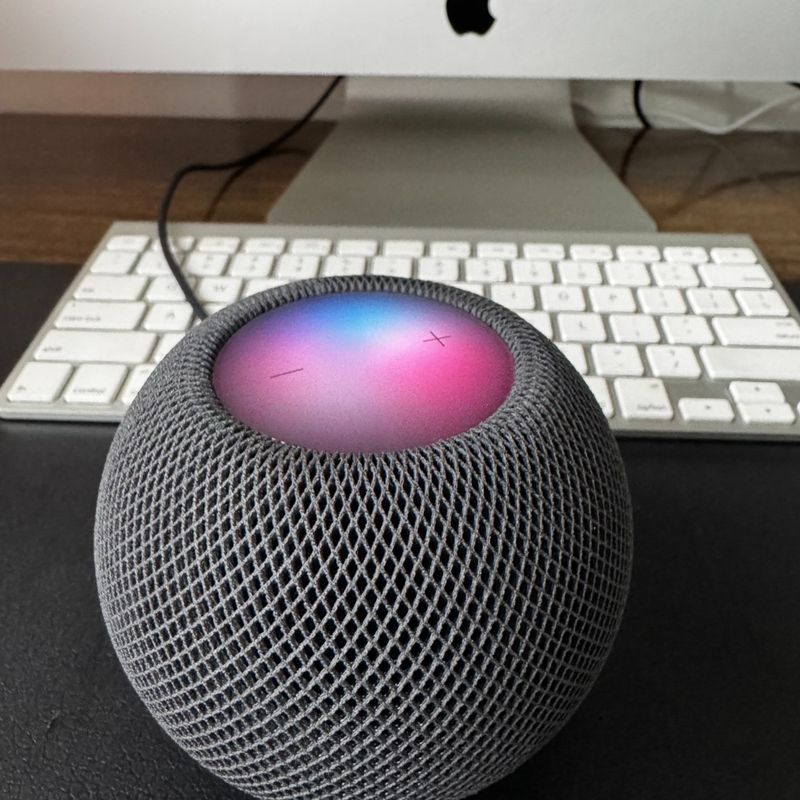 Apple Homepod Mini Space Gray A2374 Som Perfeito! com Siri