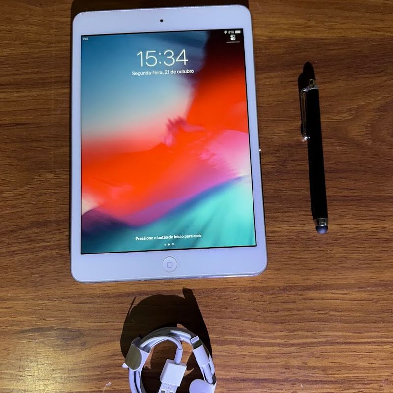 Apple Ipad Mini 3 16gb 3gb Ios 12.5.5 Wi-Fi Bluetooth Caneta