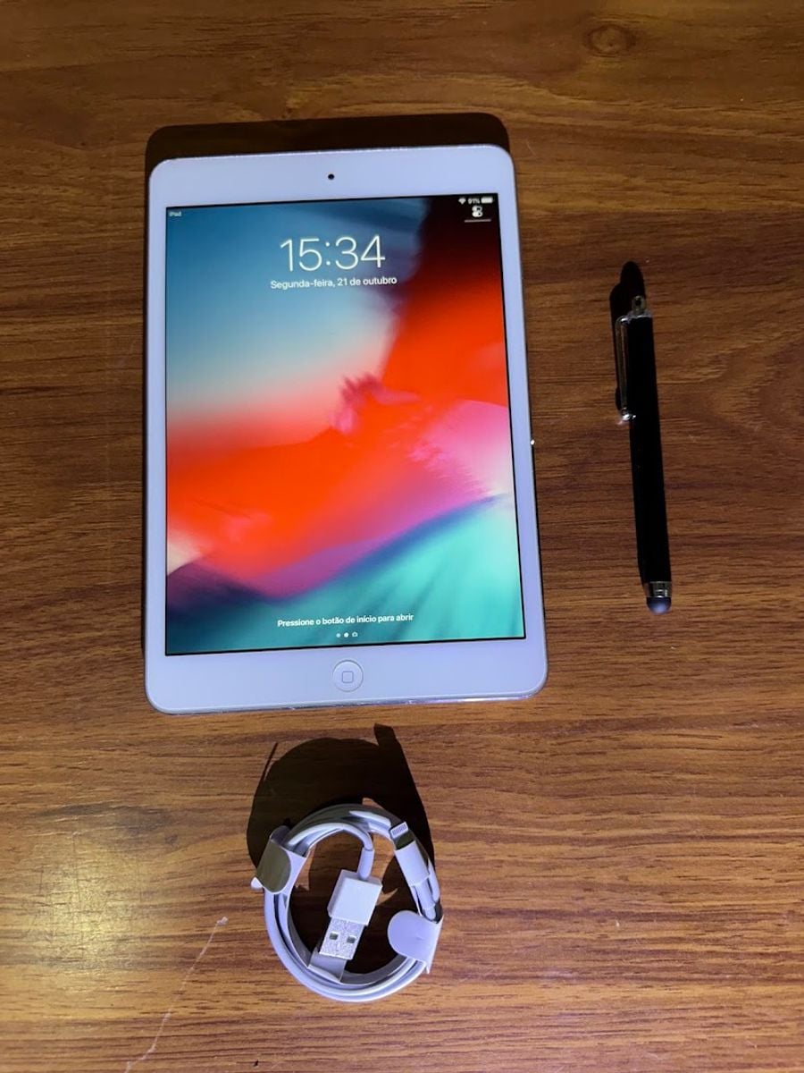 Apple iPad mini 3 16GB A1600（整備済） Apple Ipad Mini 3 16gb 3gb Ios 12.5.5 Wi-Fi Bluetooth Caneta