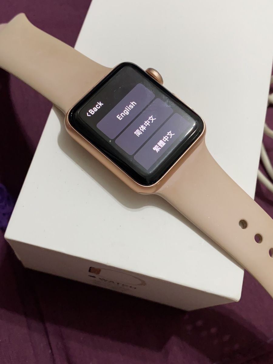apple watch series 3 rose 38mm