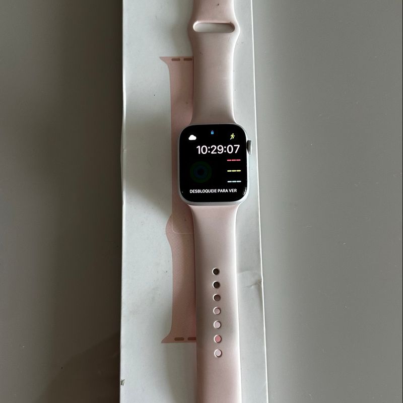 Apple Watch Nike Séries 44mm Case Alumínio Prata Apple Usado