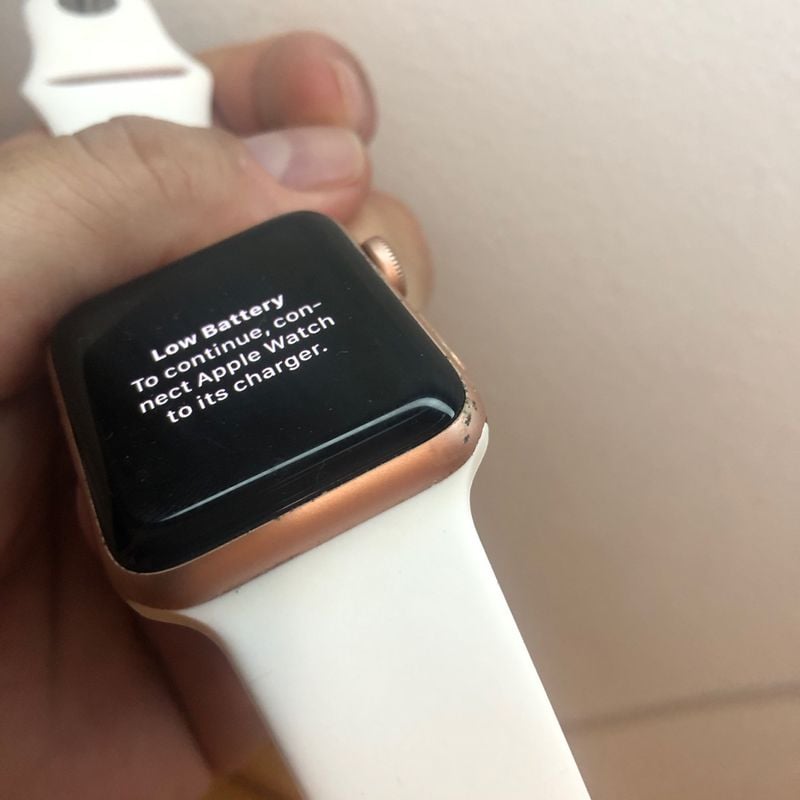 Apple watch 3 rose gold clearance 42mm