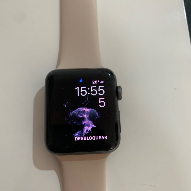 Apple Watch Série 3 44mm Saúde da Bateria em 84%, Item Info & Eletro Apple  Usado 83069639