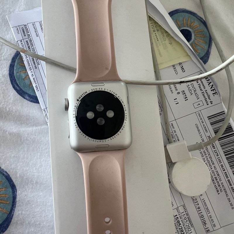 Relogio Apple Watch Series 3 GPS 38mm Caixa de Aluminio com