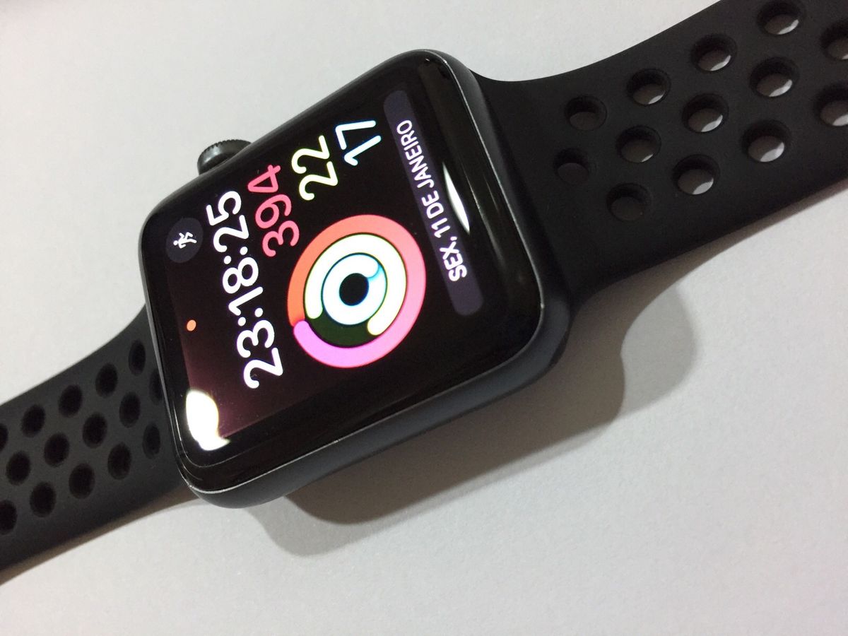 relogio apple watch serie 3 nike