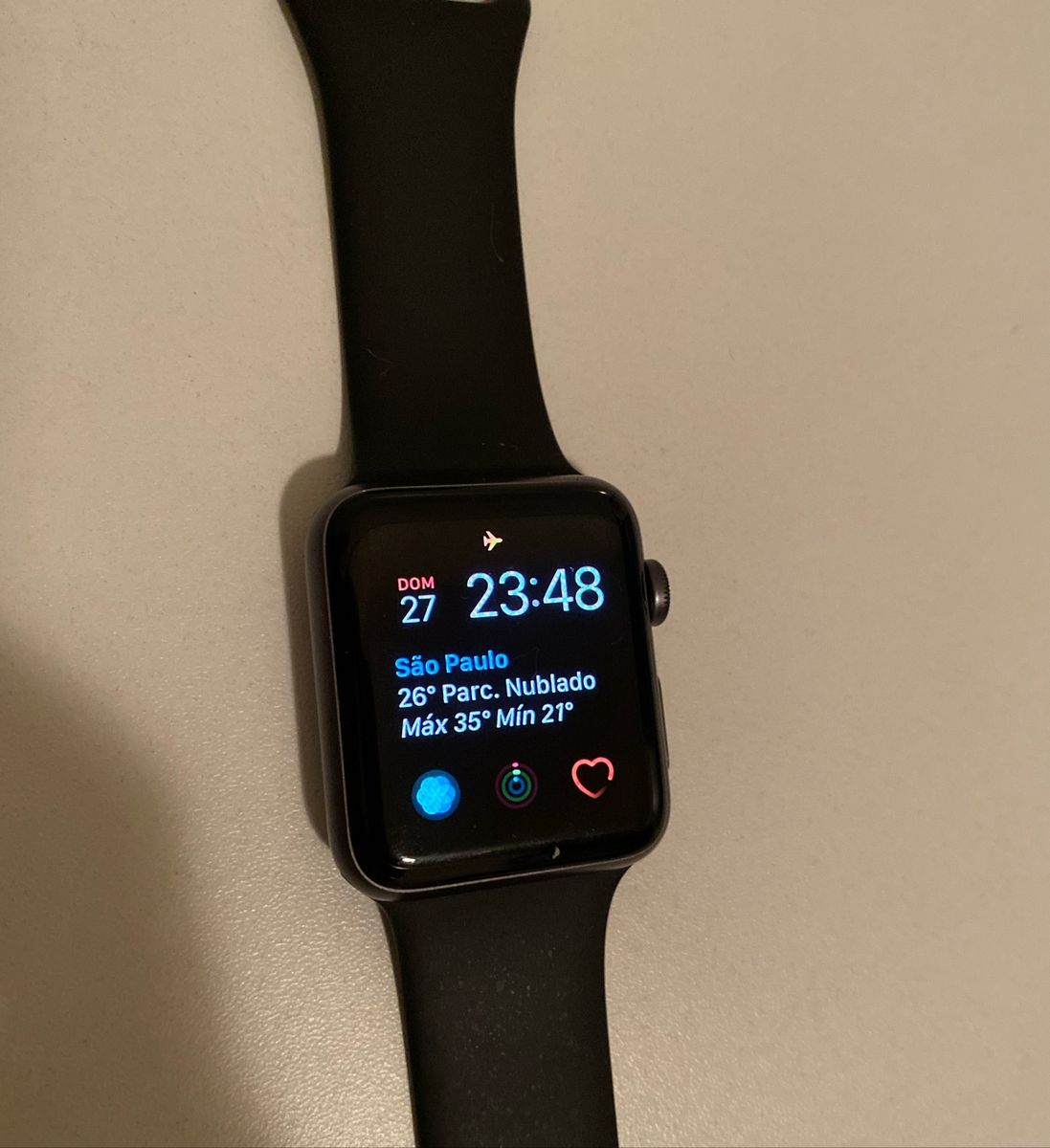 relogio apple watch serie 3 nike