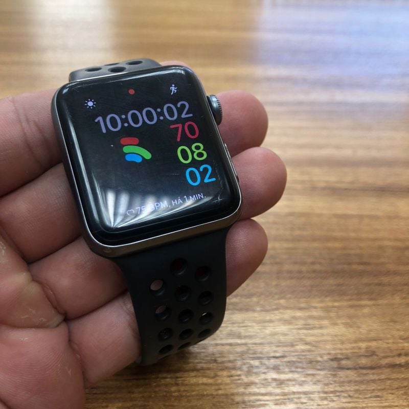 Apple watch series store 3 nike black