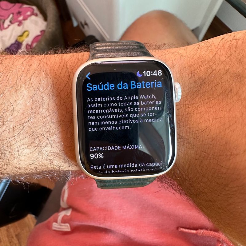 Apple Watch Series 7 45 Mm 90% Bateria e Apple Care Ate Dez/23 | Relógio  Feminino Apple Usado 86903032 | enjoei