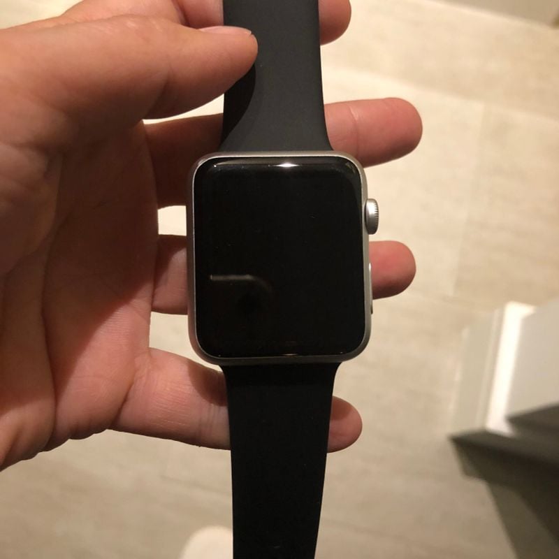 Apple様 Apple Whatch 42 Mm-7000 Series Aluminium, Caixa Prata, Pulseira