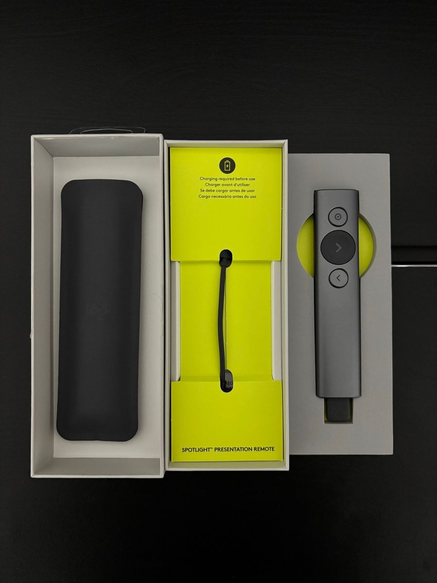 Apresentador sem Fio/passador de Slide Logitech Spotlight | Item Info ...