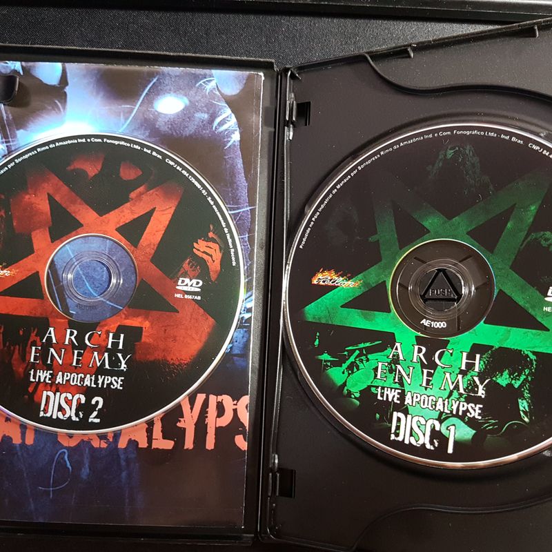 Arch Enemy - Live Apocalypse - Dvd Duplo | Hellion Records Usado