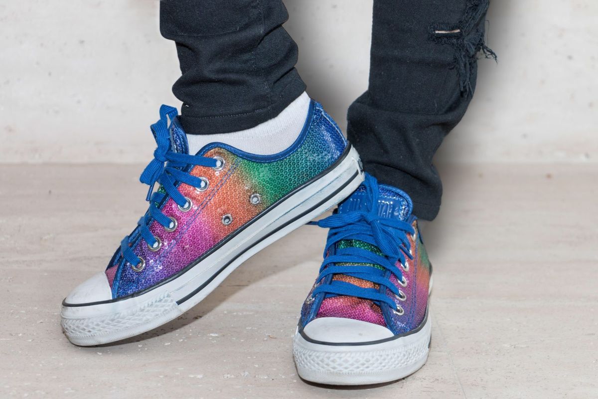 tenis all star arco iris