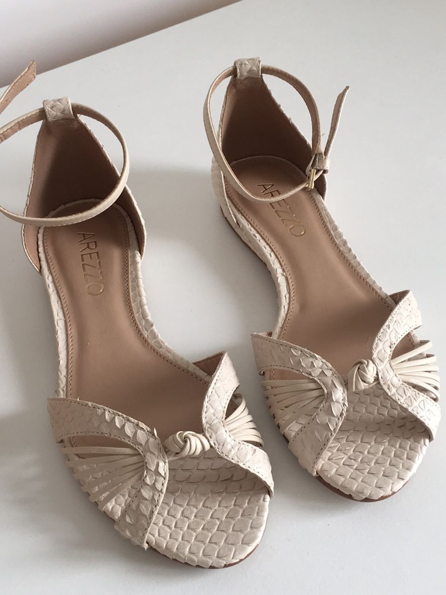 sandalias arezzo rasteiras
