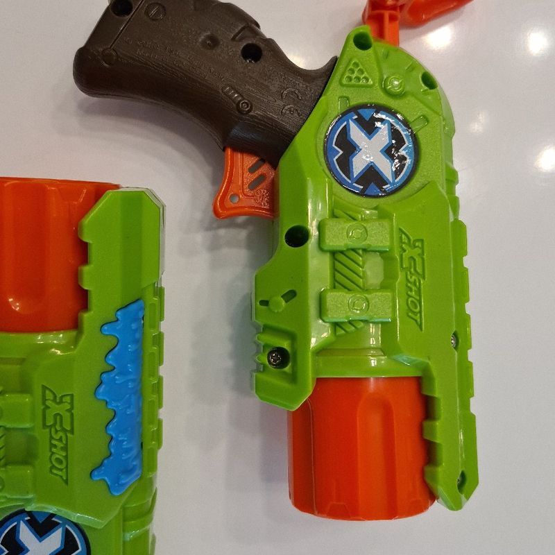 Lançador de Dardos Pistola Arminha Shoot Infantil Tipo Nerf 120